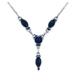 Lapis Lazuli  ketting zilver