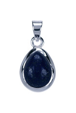 Lapis Lazuli hanger zilver