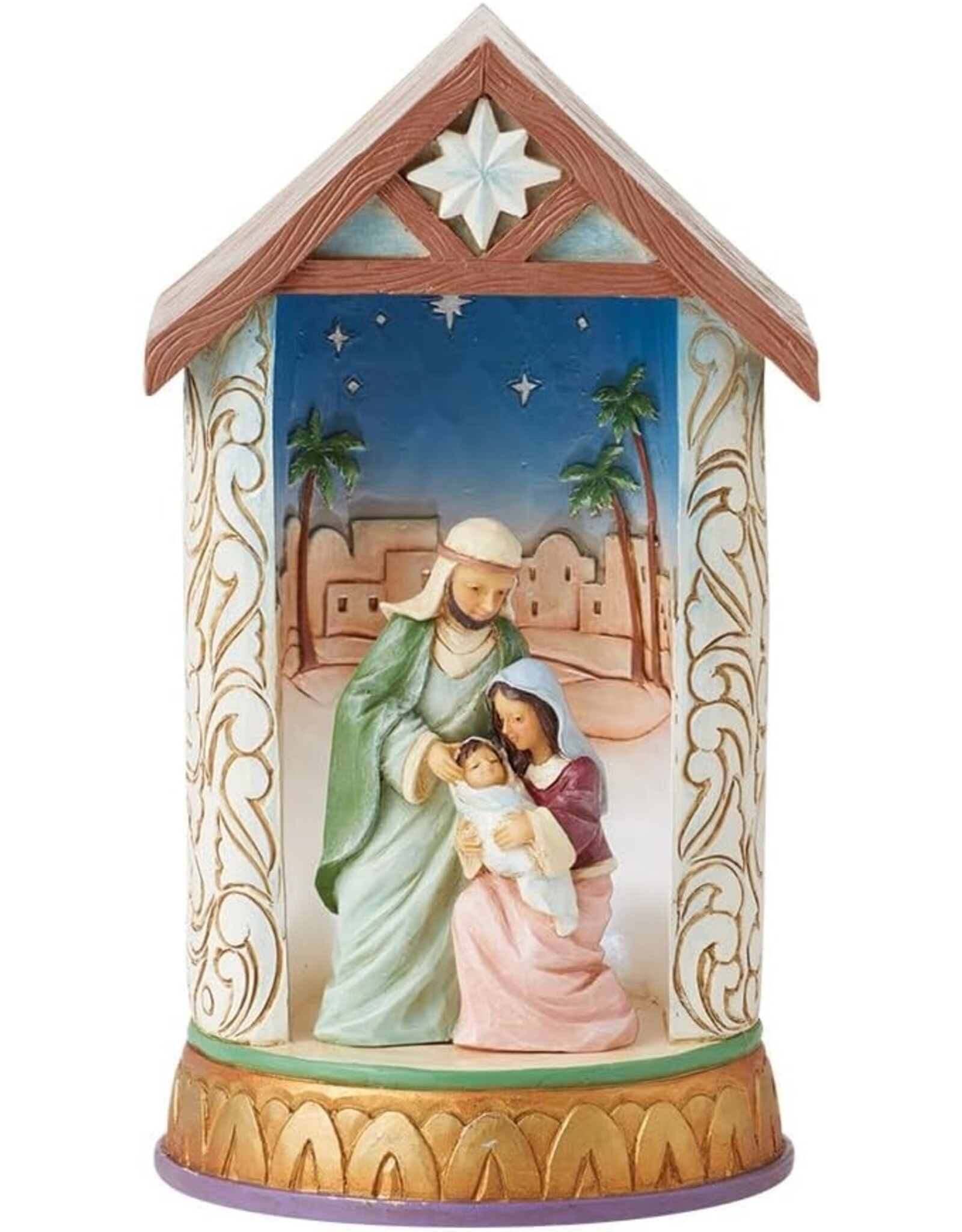 Jim Shore Kerststal diorama Jim Shore