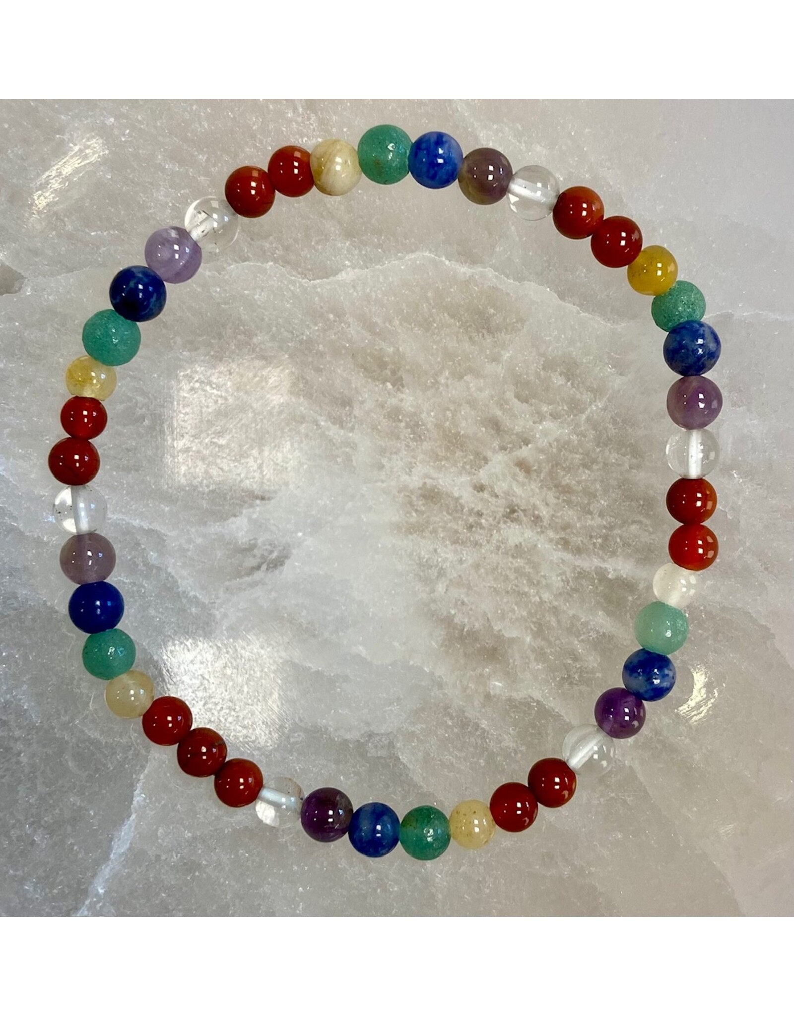 Chakra armband 4 mm