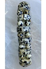 Jaspis dalmatiër edelsteen armband