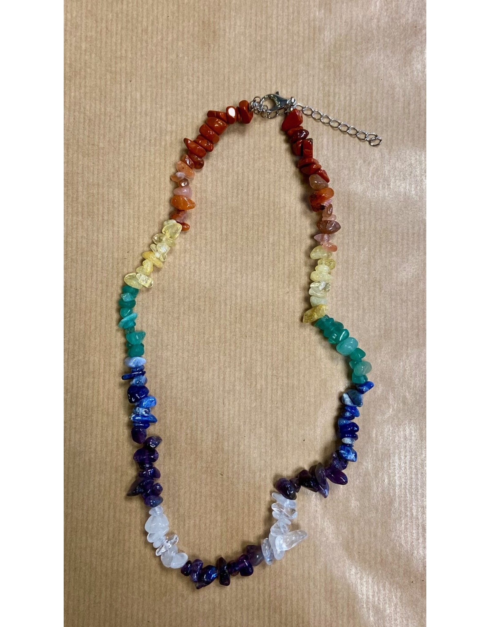 Chakra ketting edelstenen 50 cm