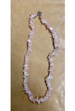 Rozenkwarts ketting 50 cm