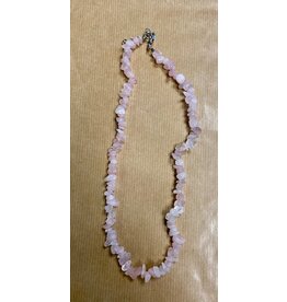 Rozenkwarts ketting 50 cm
