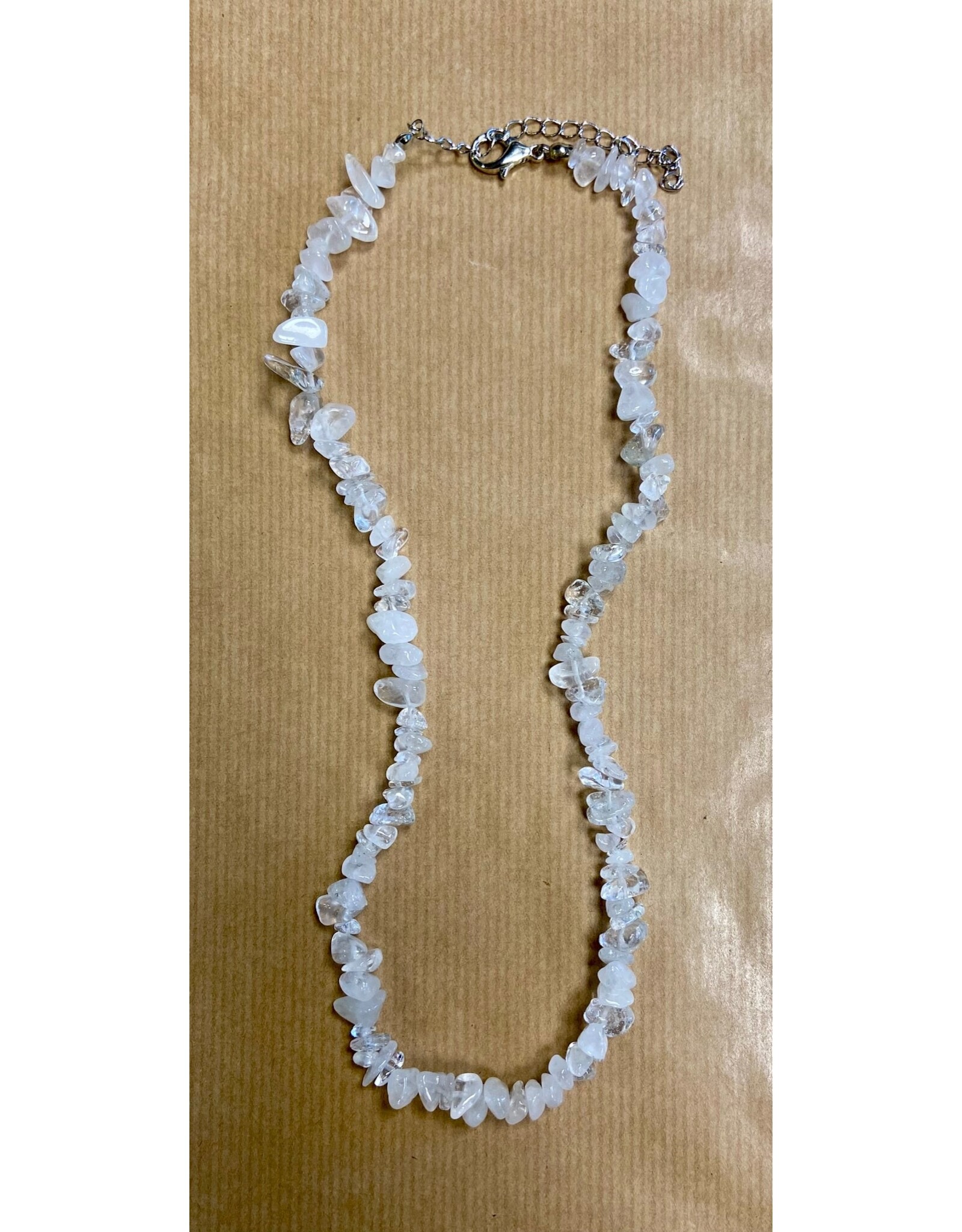 Bergkristal  ketting 50 cm