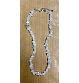 Bergkristal  ketting 50 cm