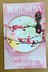 Mooi mens kaarten Mooi mens niet gefaald maar geleerd