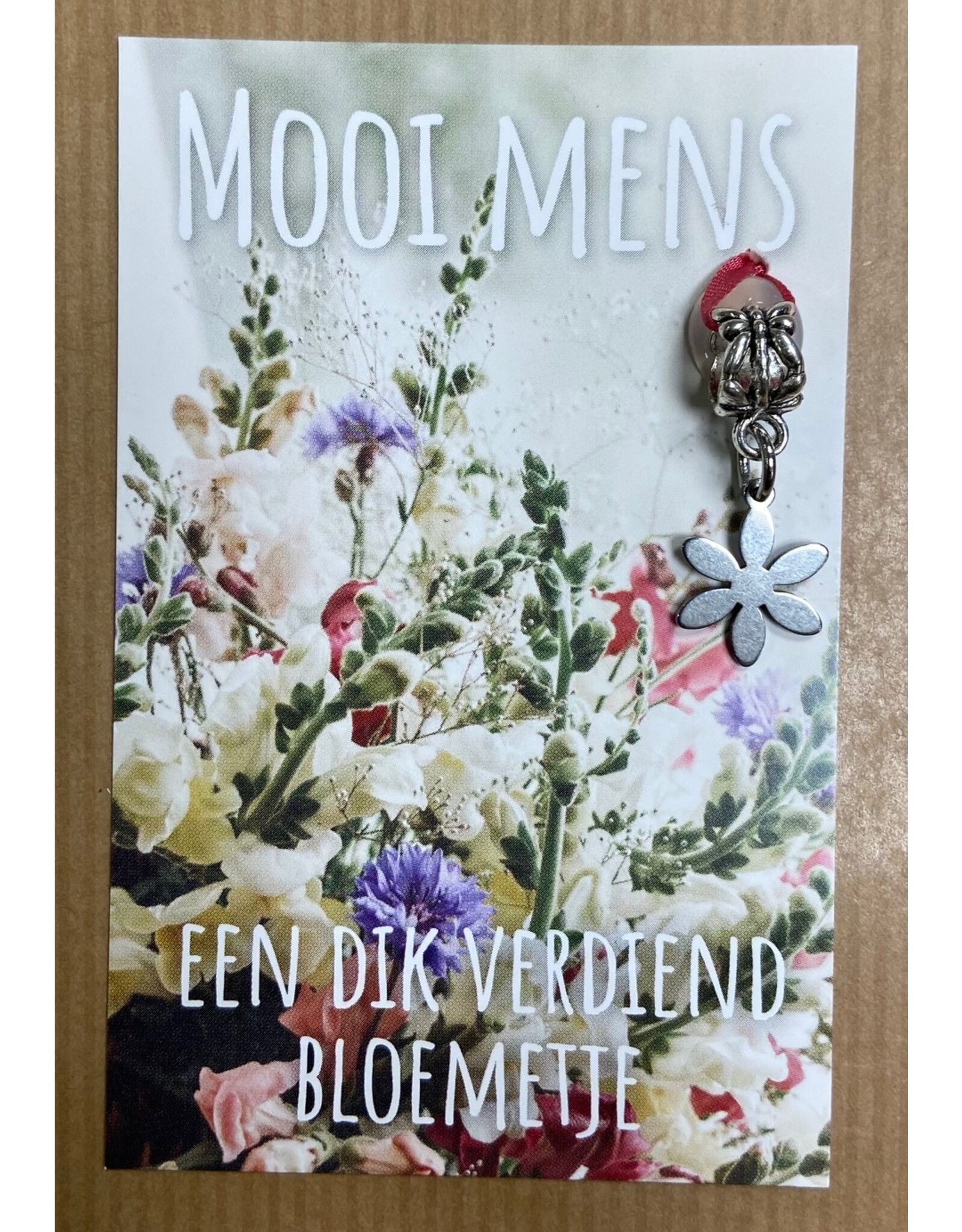 Mooi mens kaarten Mooi mens dik verdiend bloemetje