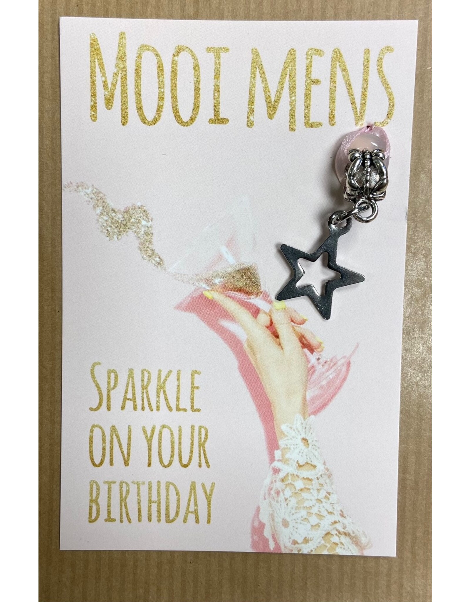 Mooi mens kaarten Mooi mens sparkle birthday