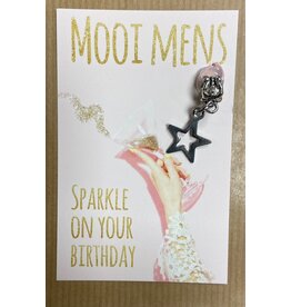 Mooi mens kaarten Mooi mens sparkle birthday