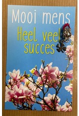 Mooi mens kaarten Mooi mens heel veel succes