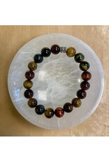 Tijgeroog armband heren  8 mm