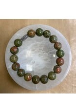 Unakiet edelsteen heren armband 10 mm