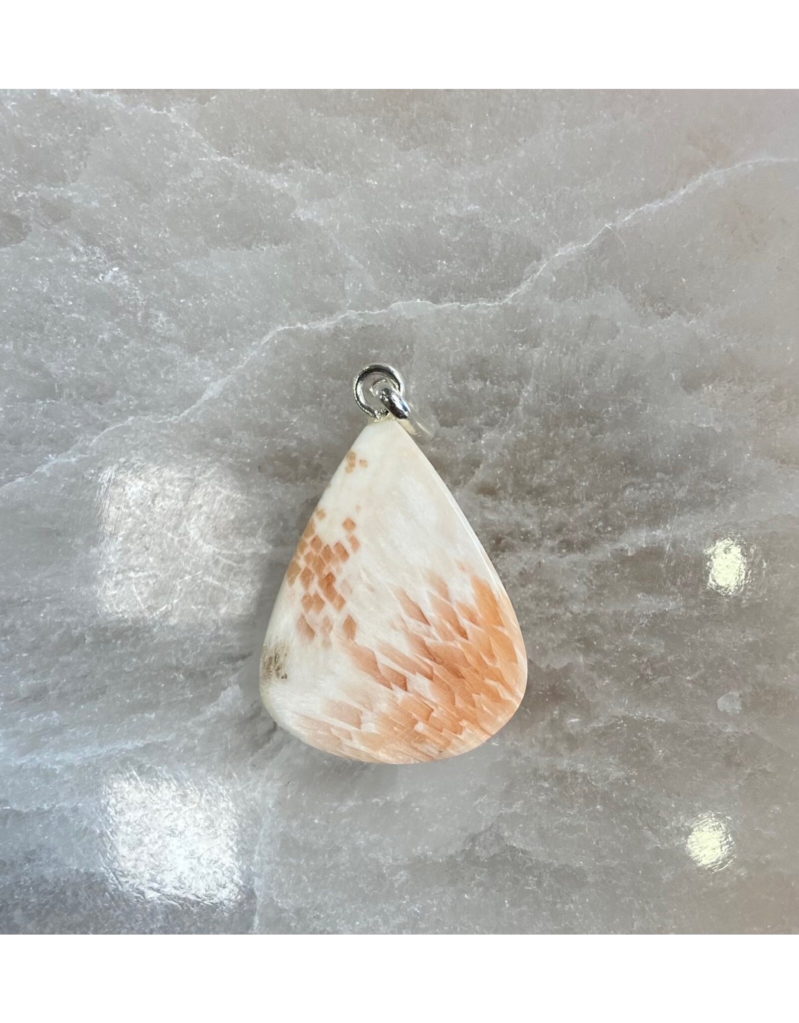Stilbiet hanger zilver