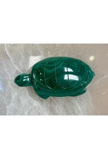 Malachiet edelsteen  schildpad A