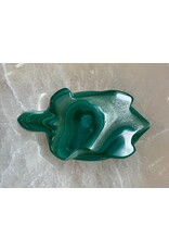Malachiet edelsteen  schildpad A