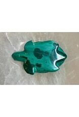 Malachiet edelsteen  schildpad B