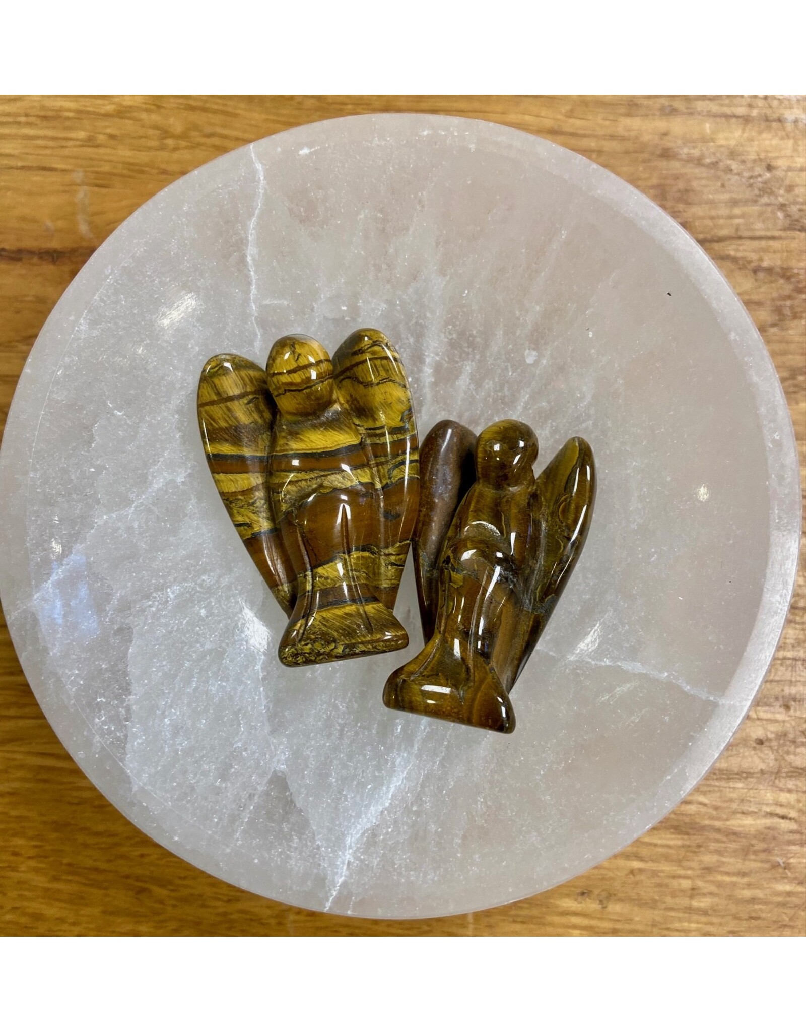 Tijgerijzer edelsteen engel