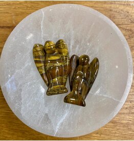 Tijgerijzer edelsteen engel