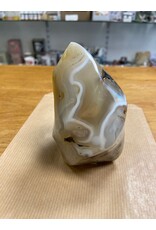 Agaat vlam edelsteen sculptuur