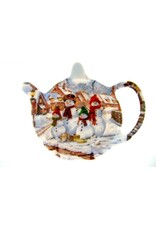 Theezakjeshouder sneeuwpop