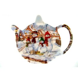 Theezakjeshouder sneeuwpop