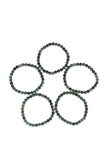 Mosagaat edelsteen  armband 4 mm