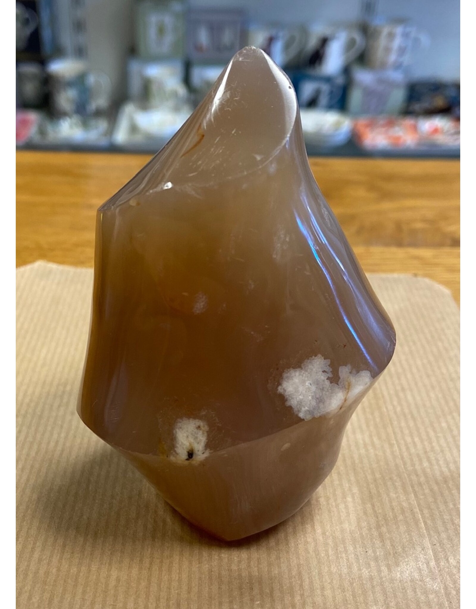 Bloem agaat  edelsteen hart - Copy