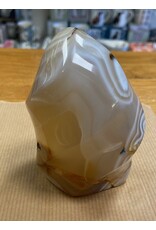 Agaat vlam edelsteen sculptuur