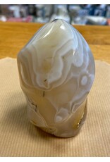 Agaat vlam edelsteen sculptuur