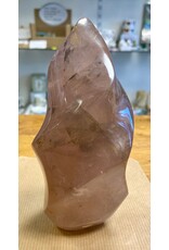 Vlam sculptuur  red healer (Hematiet kwarts)