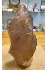 Vlam sculptuur  red healer (Hematiet kwarts)