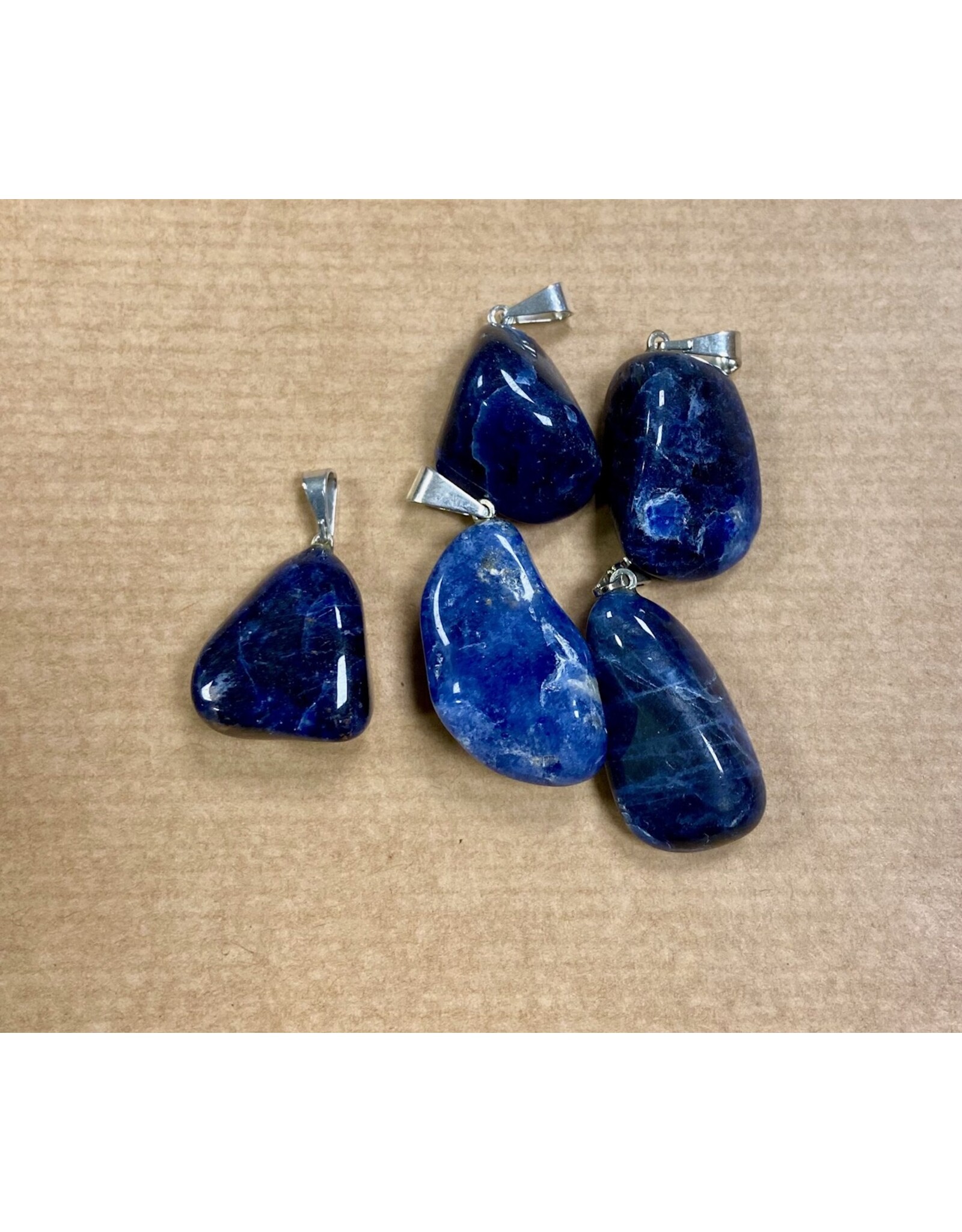 Sodaliet edelsteen hanger