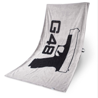 Glock Bath Towel G48 Grey and Black