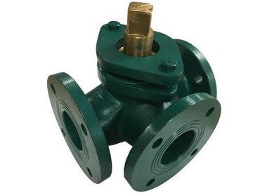 3-Way Plug Valve Bronze