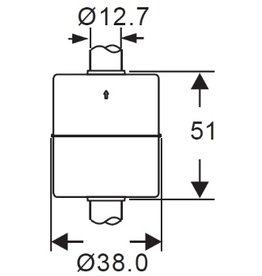 4452C SUS 316L Float for 12,7mm Tube