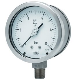 ITEC …measuring with you Pressure Gauge P201 solid front, >100 mm diameter