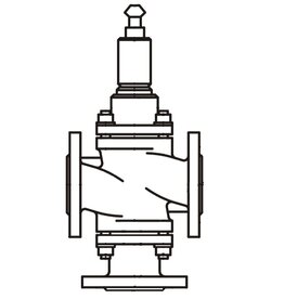 Aplisens - High quality process instrumentation Three-way Self-acting Temperature Control Valve, TREC Series