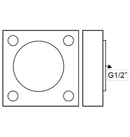 Square Mounting Flange