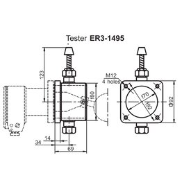 Aplisens - High quality process instrumentation Testing equipment for ERH series - weld type to tank