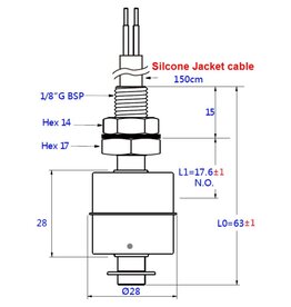 Mini Ball Vertical Float Level Switch