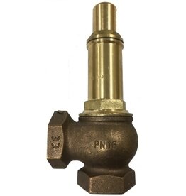 Bronze safety valve, angle type
