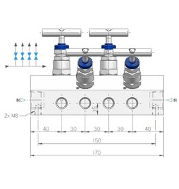 I.T.E. Industrial Technical Equipments M91, Distribution Manifold