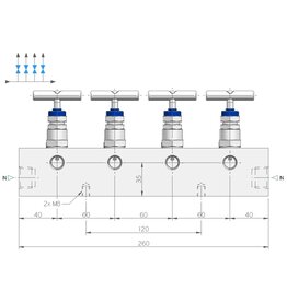 I.T.E. Industrial Technical Equipments M92, Distribution Manifold