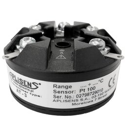 Aplisens - High quality process instrumentation Head-mounted temperature transmitter type AT-3