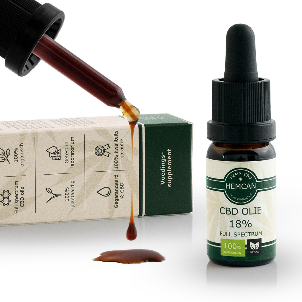 Biologische CBD Olie 18% - 5400mg CBD (Cannabidiol)