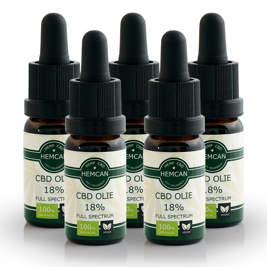 Organische CBD Olie 18% - 9000mg CBD (Cannabidiol)