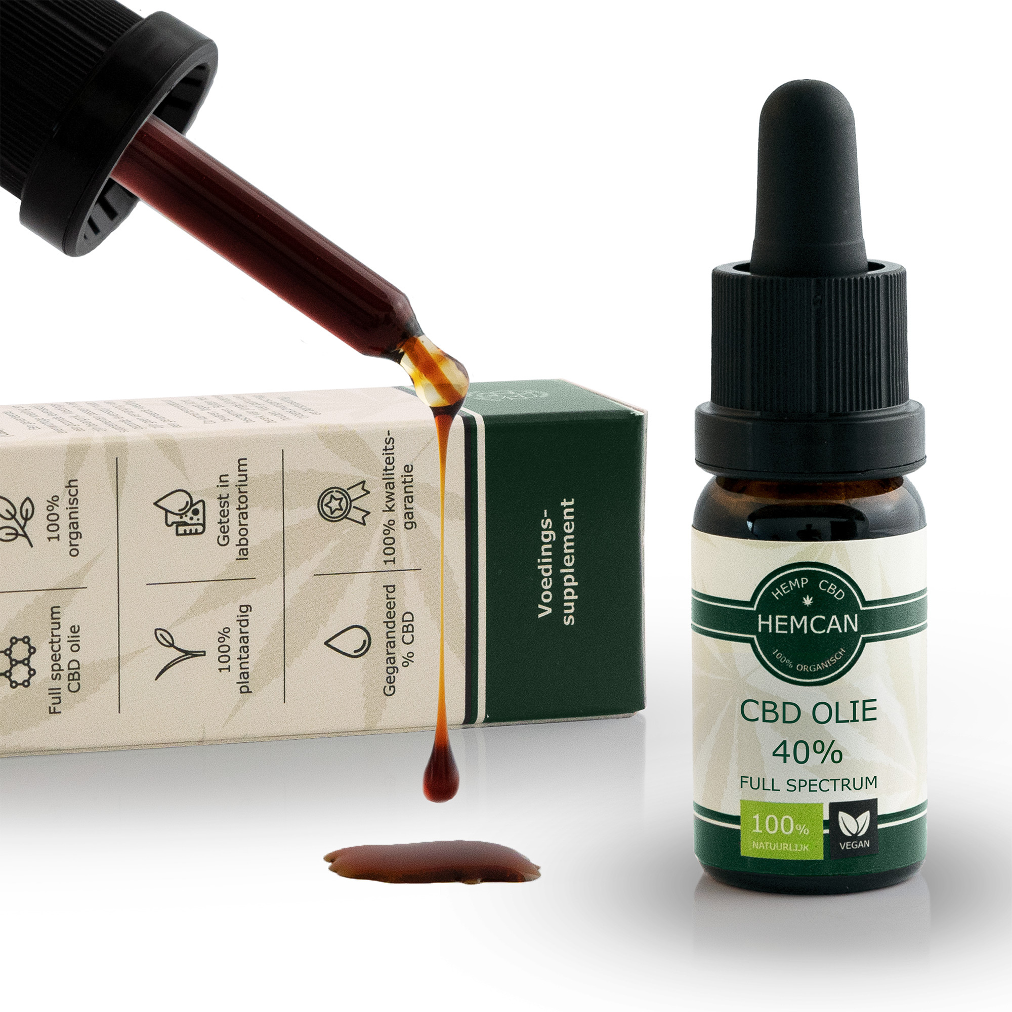 Organische CBD Olie 40% - 4000mg CBD (Cannabidiol)