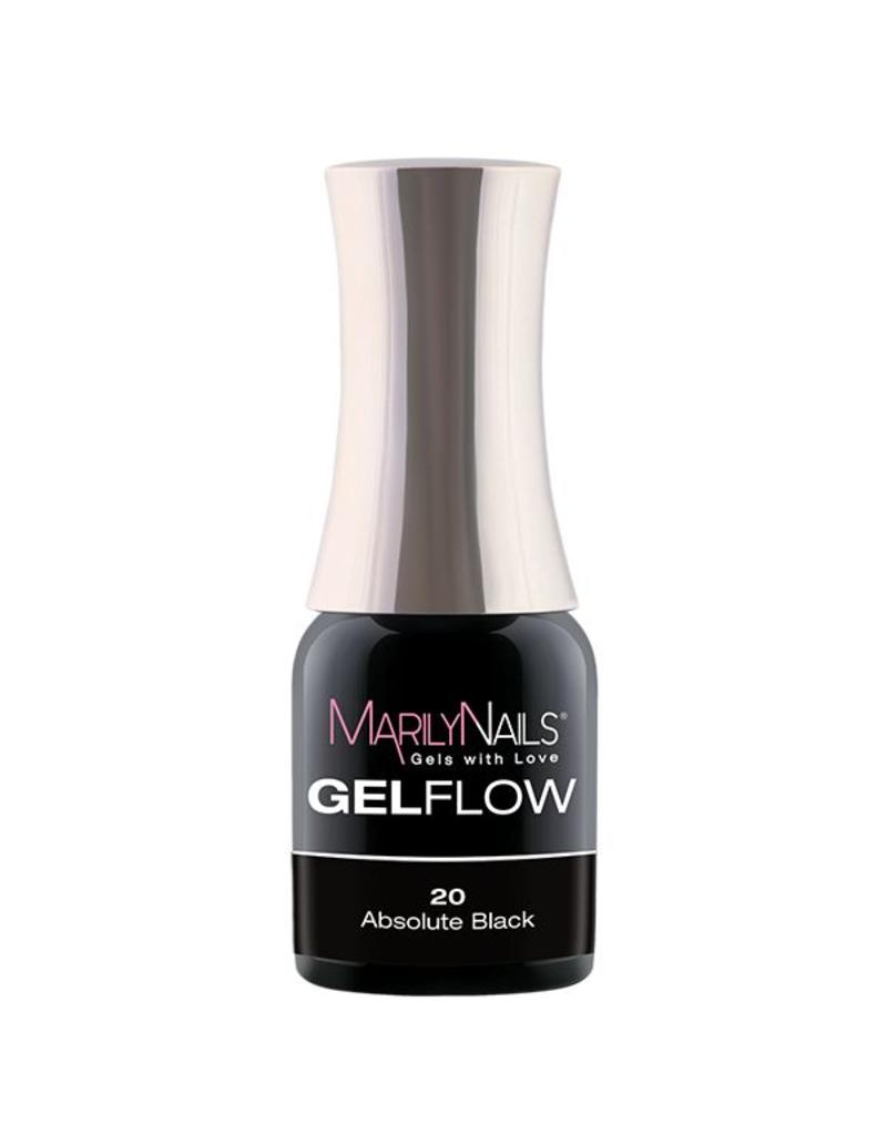 MarilyNails MN GelFlow - Absolute Black #20