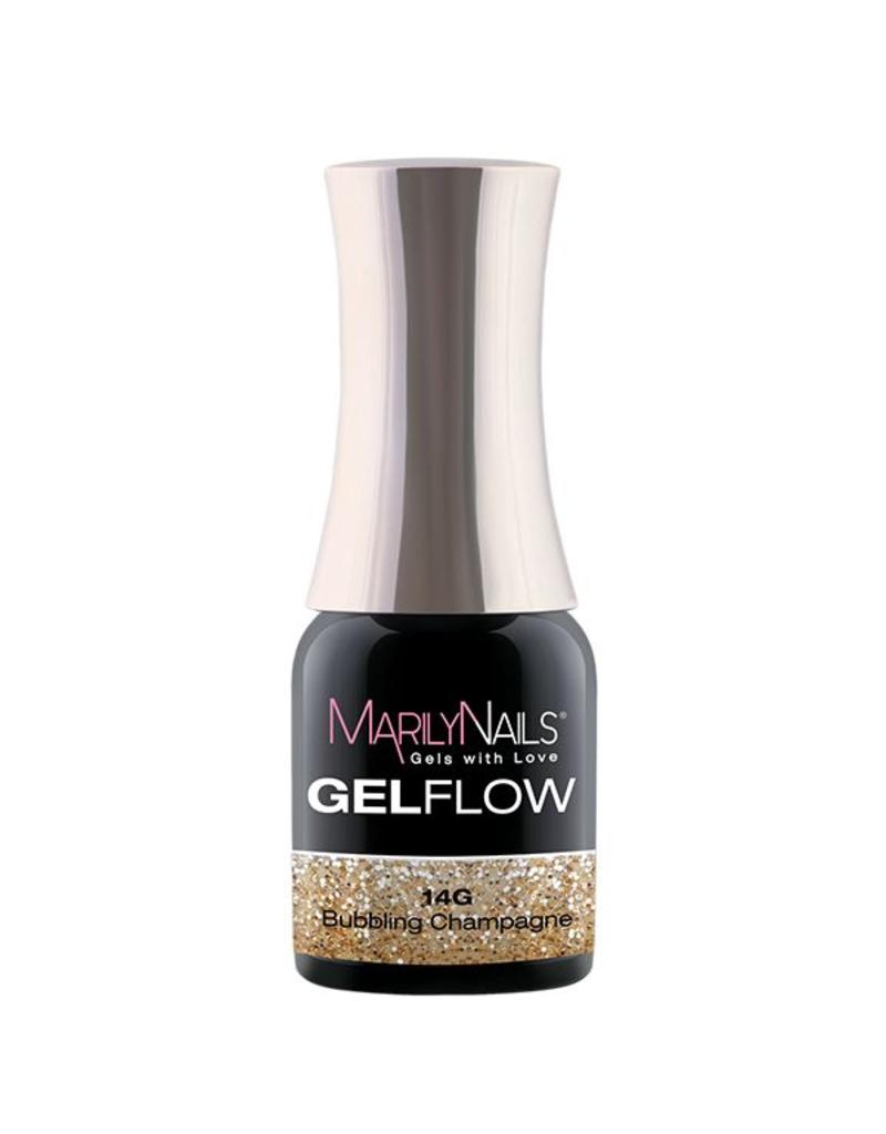 MarilyNails MN GelFlow - Bubbling Champagne #14